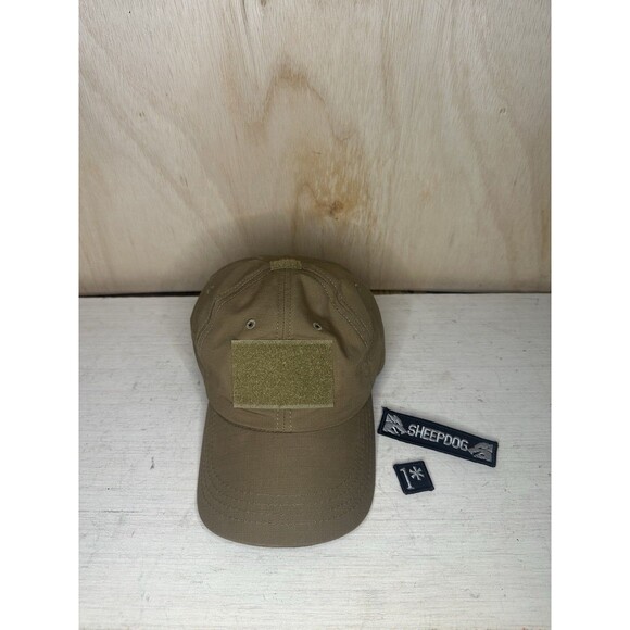 Tactical Operator Hat Hook And Loop Patches+Sheepdog Patch - Made In USA - Picture 1 of 7